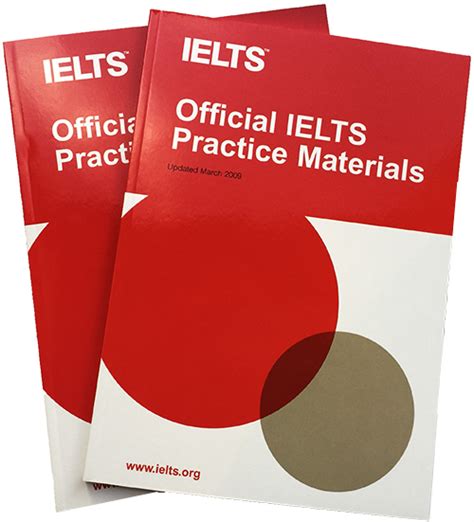 IELTS practice materials.